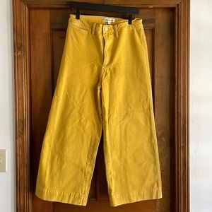 Madewell high rise wide leg crop